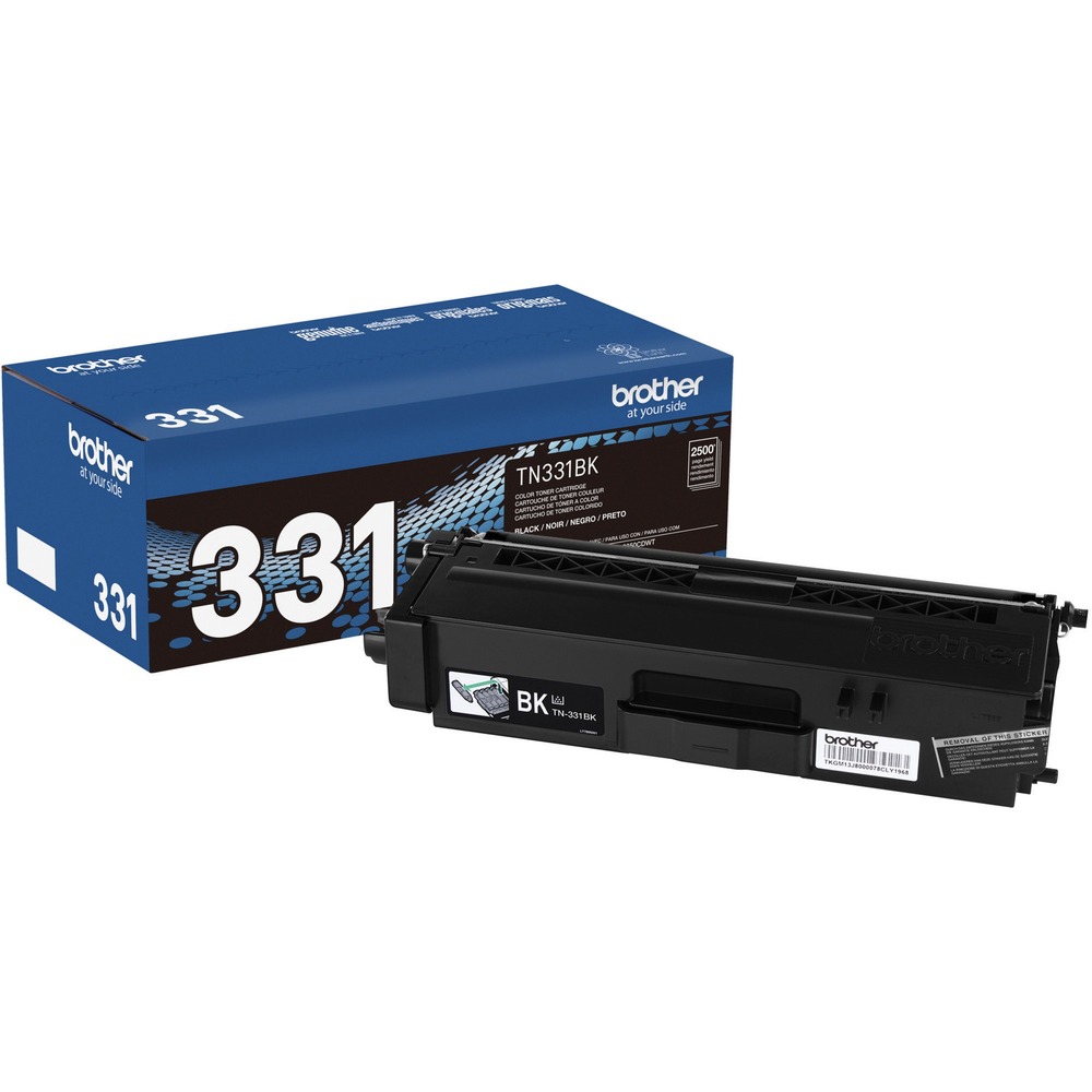 BRTTN331BK - Toner cartridge delivers crisp black text and high-impact business printing in Brother HL-L8250CDN, HL-L8350CDW, HL-L8350CDWT, MFC-L8600CDW and MFC-L8850CDW. All genuine Brother printer supplies are designed as part of an entire printing system to provide a superior degree of quality. Genuine Brother toner is delicately balanced to provide even flow and toner distribution. Cartridge is easy to install and delivers professional results. It yields 2,500 approximately pages. More from the Manufacturer