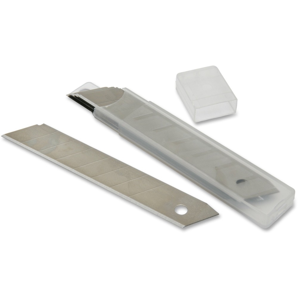 NSN6218439 - Snap-off replacement blades are designed for use with the utility knife with eight segments of 18mm snap-off blades. Blades are made of steel.