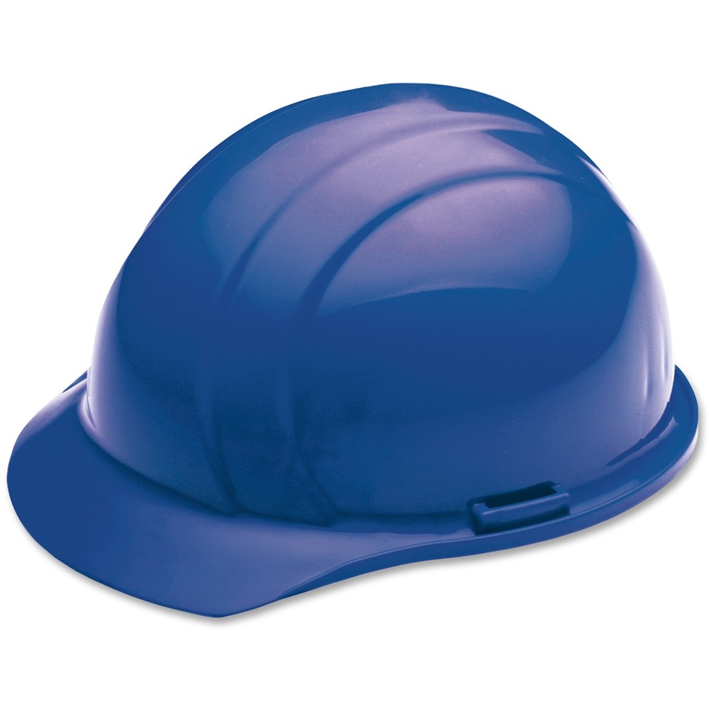 NSN9353132 - Cap-style safety helmet is molded from high-density polyethylene with a short peak and trim profile. Design also features a four-point, woven nylon suspension to protect the wearer. Easy Quick-Slide sizing adjusts from head sizes 6-1/2 to 8. Helmet meets ANSI Z89.1 - 2009, Type 1, Class E requirements.