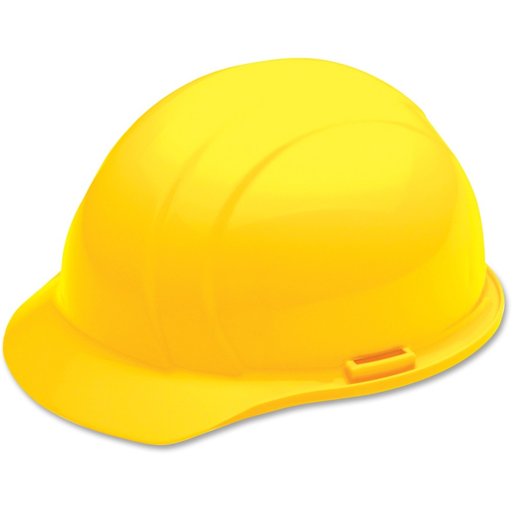 NSN9353140 - Cap-style safety helmet is molded from high-density polyethylene with a short peak and trim profile. Design also features a four-point, woven nylon suspension to protect the wearer. Easy Quick-Slide sizing adjusts from head sizes 6-1/2 to 8. Helmet meets ANSI Z89.1 - 2009, Type 1, Class E requirements.