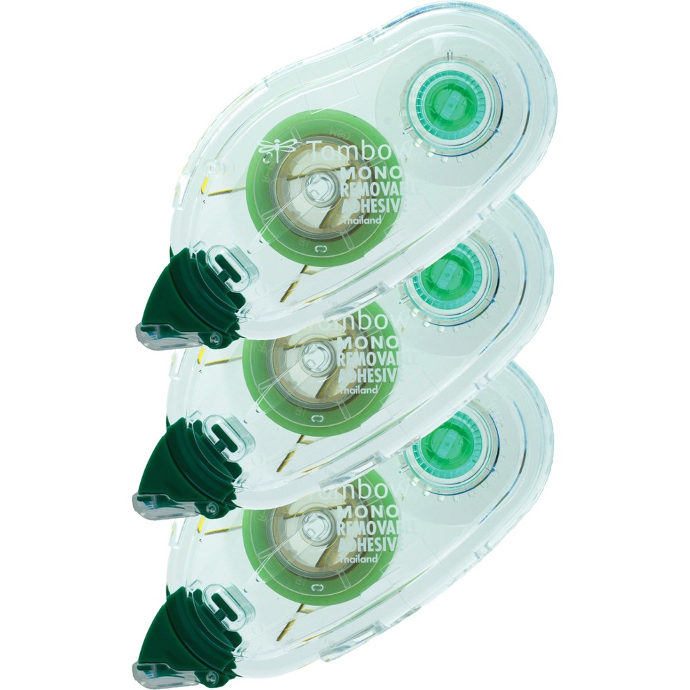 TOM62209 - Removable adhesive refill is designed for use with Tombow Mono Adhesive Applicator (sold separately). It is safe to use on paper, photos, photos, cardstock and more. Snap-in refill cartridge makes it easy to install. Because the adhesive is acid-free and Photographic Activity Test (PAT) approved, it can be used with memory albums and other archival materials.