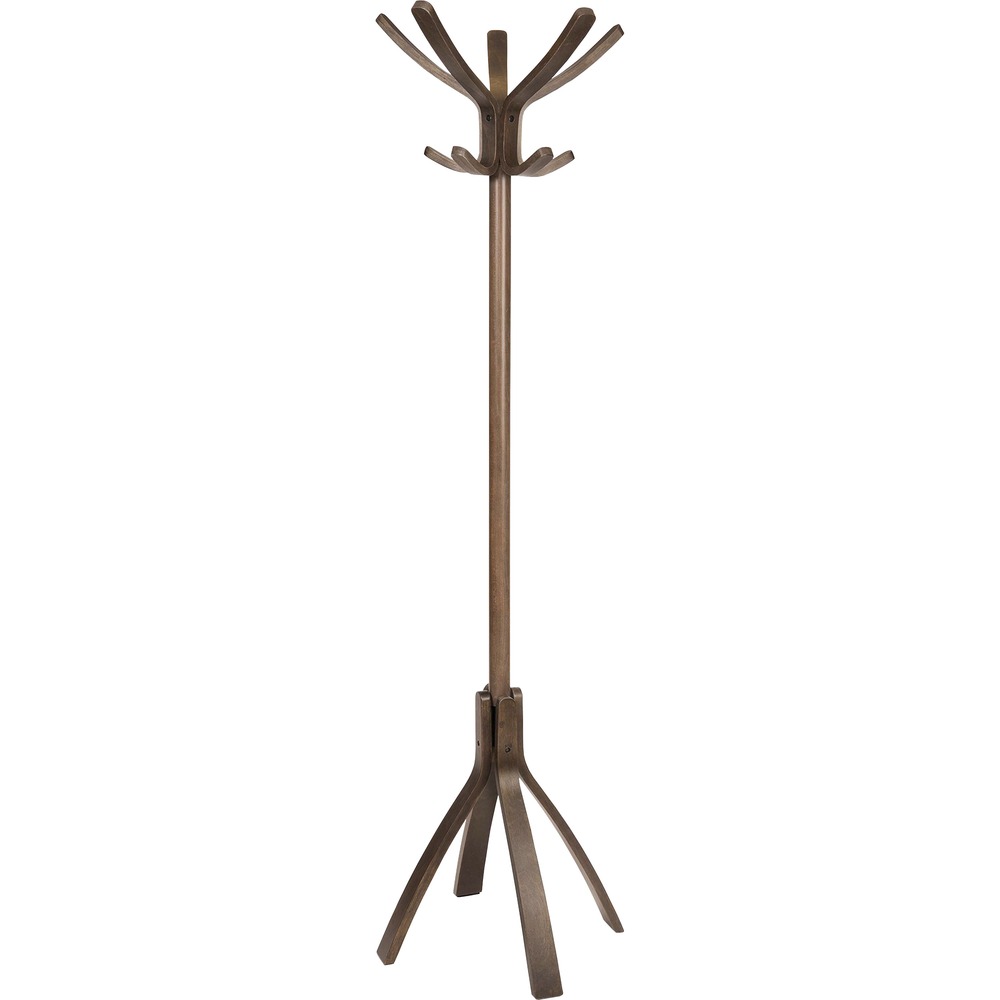ABAPMCAFE - High-capacity coat stand lets you hang plenty of clothes and accessories on its 10 pegs. The design is kind to clothes thanks to the pegs' large finishings. Wood coat stand offers easy and fast access to clothes with a rotatable head. Large base and its 4' height deliver great stability. Quickly assemble without any tools or any screws. More from the Manufacturer