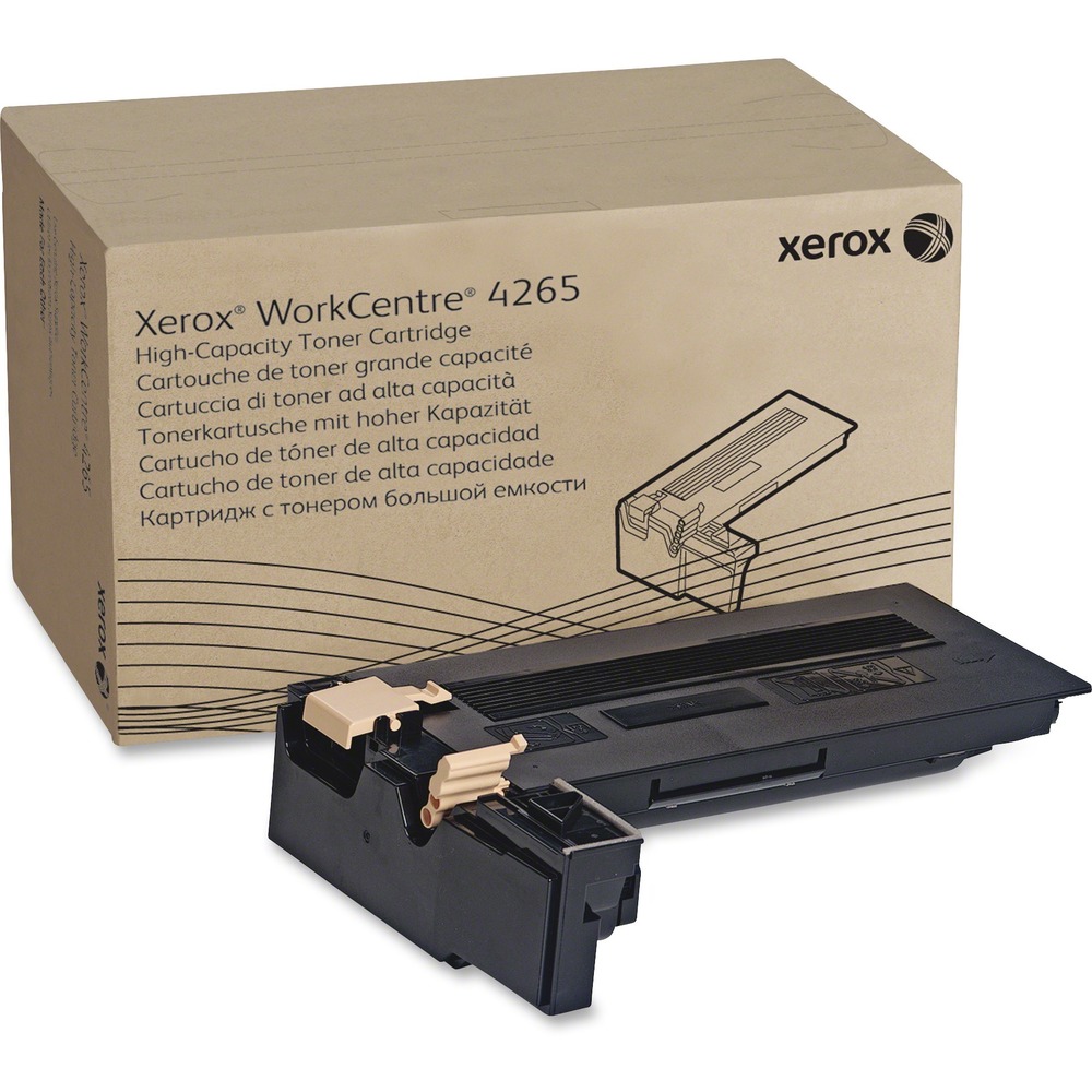 XER106R02734 - High-capacity print cartridge is designed for use in the Xerox WorkCentre 4265. Toner is specially formulated and tested to provide the best image quality and most reliable printing you can count on page after page. Xerox Genuine Supplies and Xerox equipment are made for each other. Cartridge yields approximately 25,000 pages.