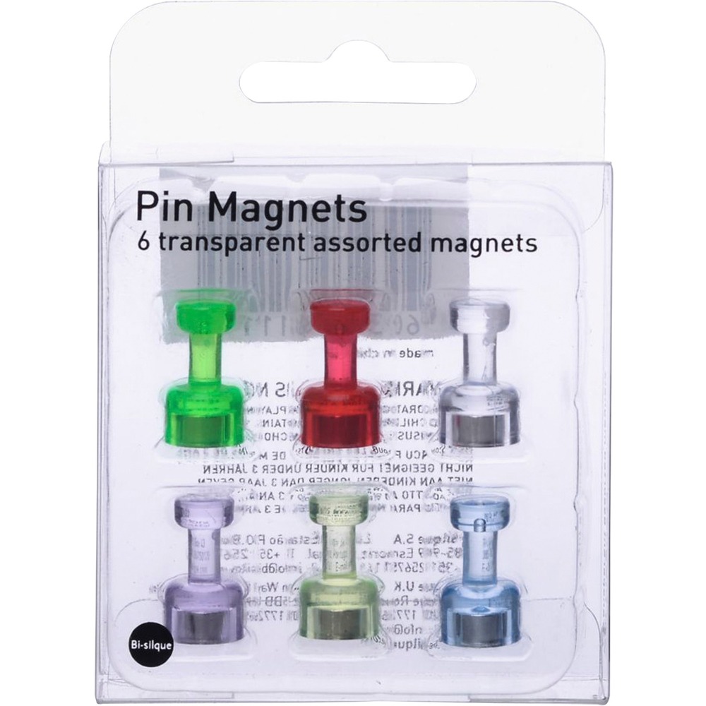 BVCIM356601 - Magnets make building and maintaining your planning board easier. Pushpin design provides an easy way to grab and move these magnets with minimal effort. Assorted colors are perfect for arranging data, categorizing and more.