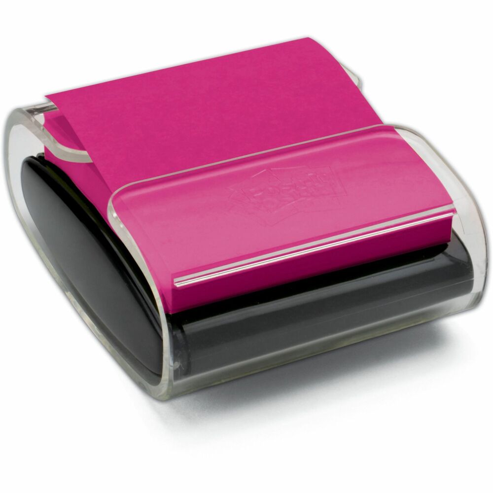 MMMWD330BK - Post-it Pop-Up Dispenser features a weighted base with clear outer shell that highlights the color of your vibrant notes. Dispenser delivers easy, one-handed dispensing with style. Pop-up design makes it simple to grab one note at a time. Look for the accordion-shaped icon for pop-up note refills. Plastic dispenser holds 3" x 3" Post-it Pop-Up Notes and comes with one 45-sheet pad of Super Sticky Pop-up Notes. For refills, look for the accordion-shaped icon on all packages of Post-it Pop-up Notes. The paper in Post-it Notes is sourced from certified, renewable and responsibly managed forests. More from the Manufacturer