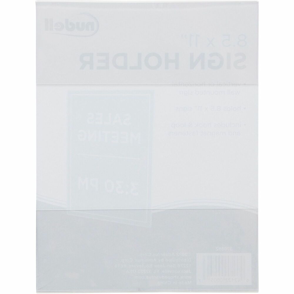 Golite nudell Cubicle Sign Holder 1 Each 8.5" Width x 11" Height