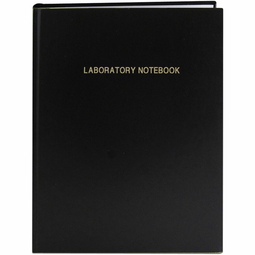 ROA77160 - Keep your research well-organized and documented with this beautiful notebook. Notebook features section-sewn construction and heavy 24" bond paper made with outstanding craftsmanship. Covers are made from a durable, black-laminate to conveniently portray a long-lasting record of your research work. The pages are sequentially numbered. Signage documentation area is printed on each project page. The spine bookmark provides quick reference to your pages.