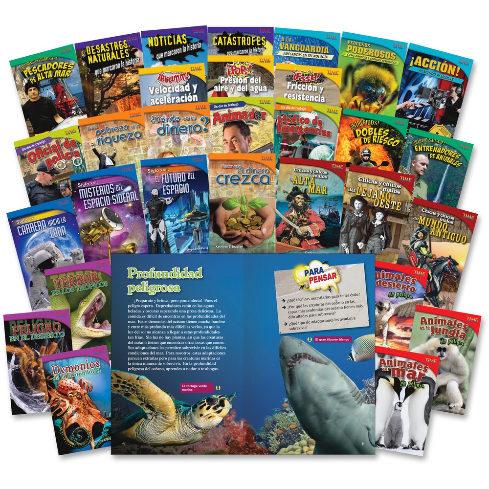 SHL20222 - Find out what a day of work is like for an ER doctor or why deep sea fishing is such a dangerous profession with this engaging 30-book collection. Supplement your reading program, build your classroom library and enhance your intervention program with high-interest nonfiction leveled books. These high-interest books are designed to help build comprehension skills with cross-curricular content, challenging informational text and key vocabulary.