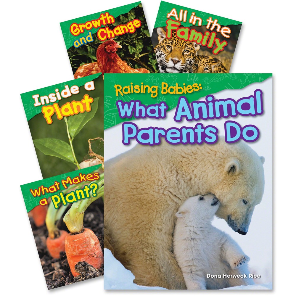 SHL23020 - Teach students the fundamentals of life science with this dynamic five-book set. These titles give young students an early understanding of scientific topics, including the plants, growth and more. These nonfiction titles feature colorful images paired with high-interest text to keep young readers engaged from cover to cover. Set is designed for first-grade students.