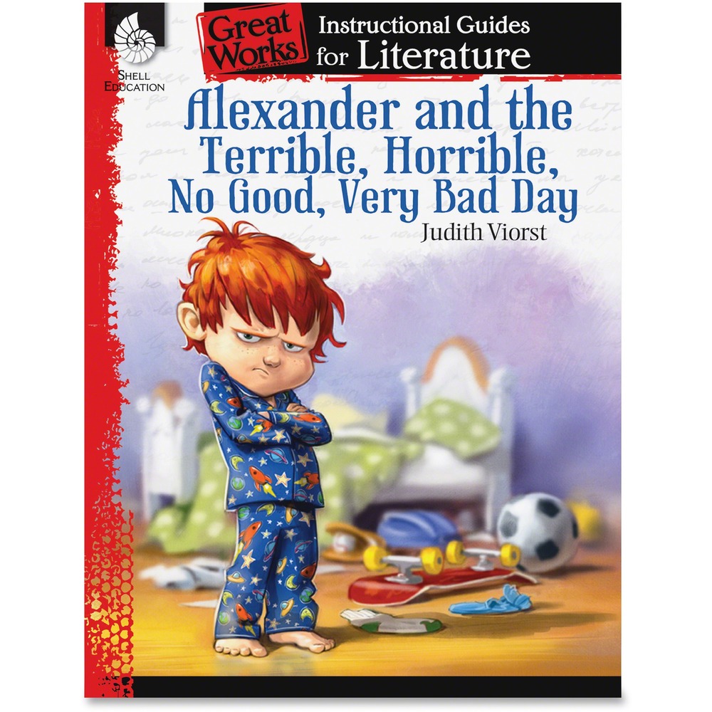 SHL40108 - Students will learn to analyze Alexander's terrible day through the rigorous, engaging lessons and activities in this instructional guide for literature. These challenging cross-curricular lessons and activities incorporate research-based literacy skills to help students become thorough readers. Each lesson and activity work in conjunction with the text to teach students how to analyze and comprehend story elements in multiple ways, practice close reading and text-based vocabulary, determine meaning through text-dependent questions and more. Book is designed for children in kindergarten through third-grade.