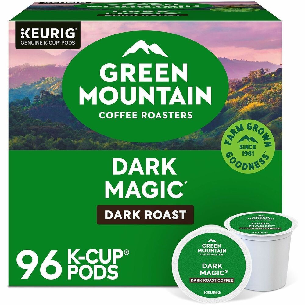 GMT4061CT - Dark Magic is an extra-bold blend with dried fruit and chocolate notes, leading to a subtly sweet finish. Ideal with milk, divine with cream, this dark-roasted coffee features an intensity balanced by a complex and subtle sweetness. Bold, deep coffee comes in airtight, recyclable K-Cups for single-cup brewing systems. K-Cups are easy to use. Simply shake and insert into your Keurig coffee brewer for a delicious cup of intense coffee.