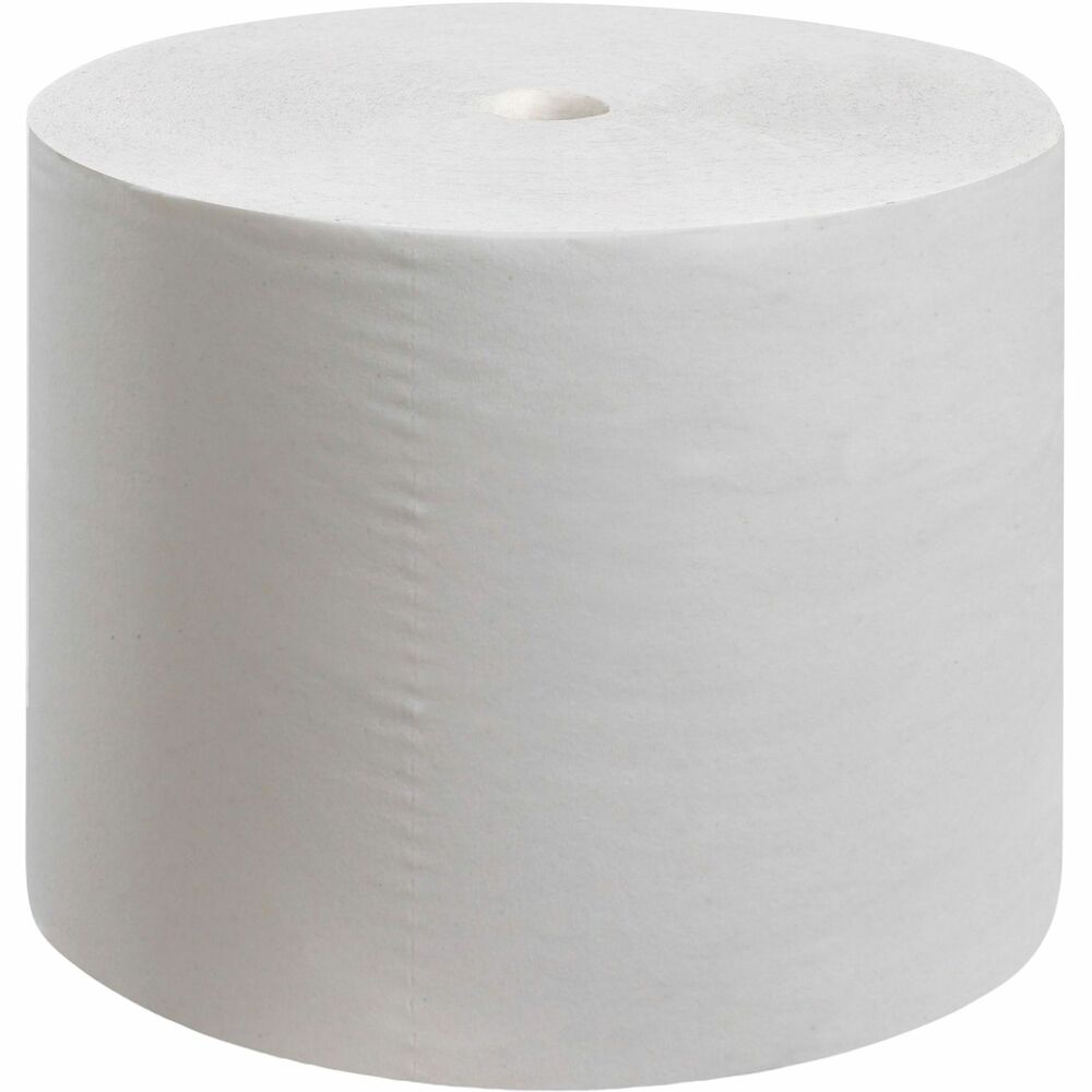 KCC07001 - Scott Essential provides reliable balance of efficiency, performance and value. Scott Essential Coreless Standard Roll Toilet Paper gives your office a premium washroom experience with fewer refills, less waste and easy maintenance. As a premium, coreless bath tissue with high-capacity features, each roll is nearly 15 percent longer than standard bath tissue rolls. Environmentally friendly, FSC-certified design eliminates the cardboard core and paper wrap and meets EPA standards. Offering Scott Essential products in your business lets people know you care, giving your guests an at-home experience away from home. Toilet paper is compatible with Kimberly-Clark Professional ICON dispensing system (not included) with interchangeable faceplate technology. Rolls also fit in most coreless, toilet paper commercial dispensers. More from the Manufacturer