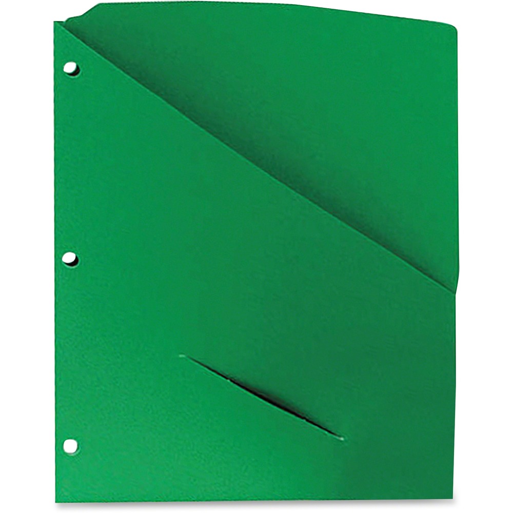 PFX32925 - Slash pocket project folders organize projects in separate folders on your desktop or in a ring binder. Diagonal cutaway pocket design provides fast access to papers. Put letter-size papers in the large pocket. Store CDs or small papers in the CD pocket. Three-hole punched folders are cut smaller to fit inside a ring binder without obscuring index tabs. 11 point colored stock is perfect for color-coding.