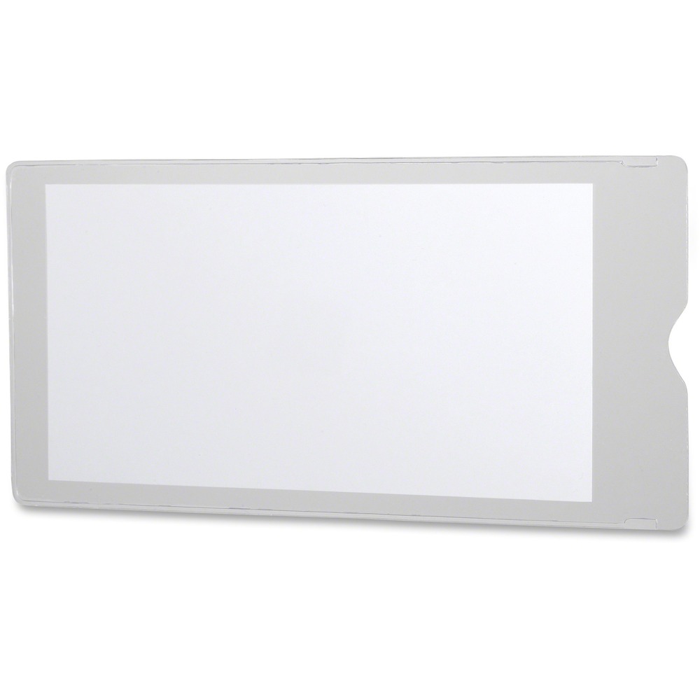 OXF65049 - Util-Jacs Envelope Jackets offer a way to protect and store documents without lamination. Simply slip your important document inside the crystal-clear, heavy-duty envelope jacket. Thumb-notch top allows quick insertion and removal of materials. Jacket is reinforced on upper edge to prevent tearing. Extra-tough vinyl is wear-resistant and water-resistant. Top-loading design makes the jackets easy to use.