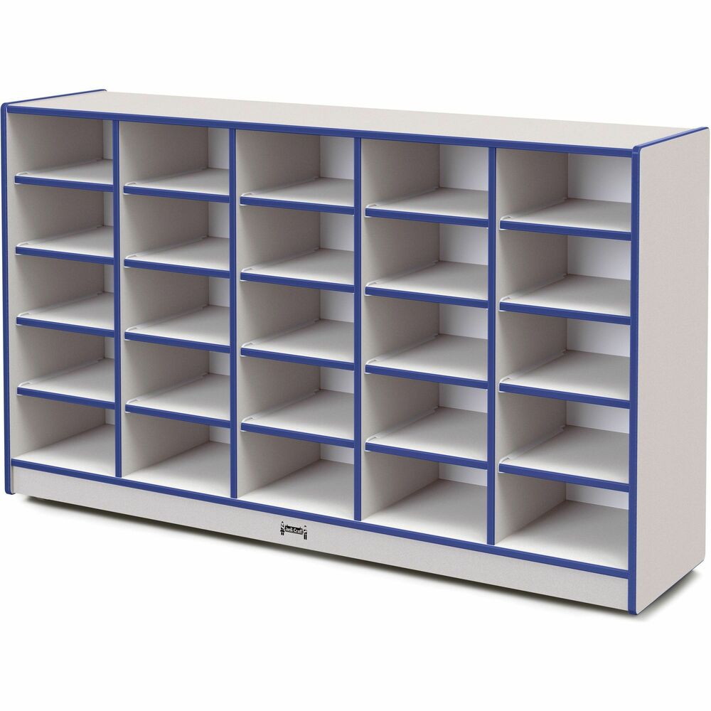 JNT4025JCWW003 - Mobile storage unit without bins provides tons of storage space for individual students or classroom supplies. Laminate is durable and features an easy-to-clean surface. MAXBrackets allow the art center to be moved effortlessly from room to room without causing stress on the wheels and brackets. Wheels are made of hard rubber and won't leave black marks on your floor. TRUEdge is permanently thermo-fused to the edges to prevent chipping. Standard Write-n-Wipe recessed backs can be easily wiped clean.