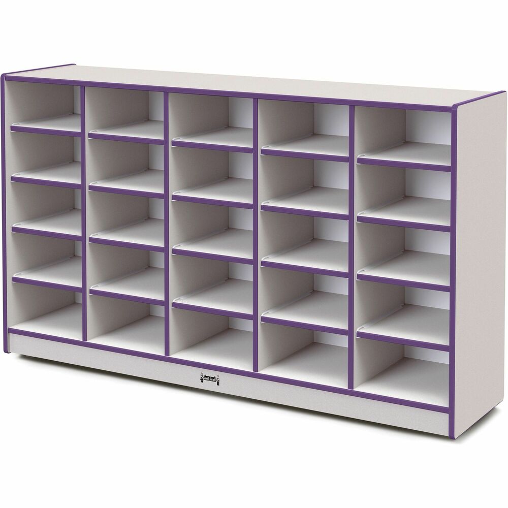 JNT4025JCWW004 - Mobile storage unit without bins provides tons of storage space for individual students or classroom supplies. Laminate is durable and features an easy-to-clean surface. MAXBrackets allow the art center to be moved effortlessly from room to room without causing stress on the wheels and brackets. Wheels are made of hard rubber and won't leave black marks on your floor. TRUEdge is permanently thermo-fused to the edges to prevent chipping. Standard Write-n-Wipe recessed backs can be easily wiped clean.