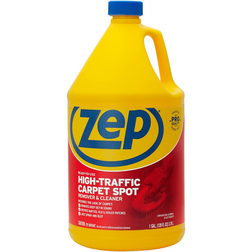 ZPEZUHTC128 - Even if you clean your carpets on a regular basis, stains and tracked-in dirt can be a problem. This Commercial High-Traffic Ready-to-Use Carpet Cleaner is formulated to remove stains and clean high-use areas before or between shampooing. Natural enzyme action removes odors. Large quantity allows multiple refills for your trigger spray container (sold separately). Cleaner is not compatible with extractors or steam carpet machines.