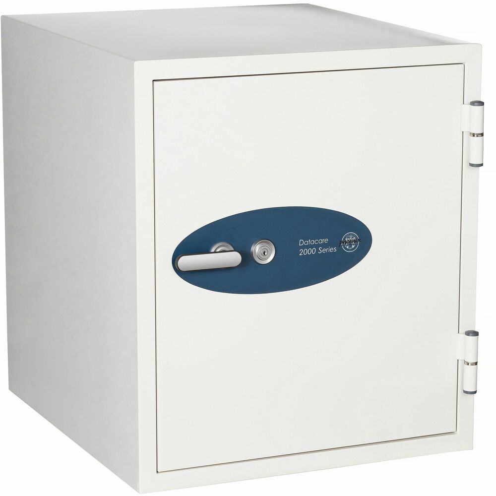 PXS2003 - Securely store your media in this fire-resistant, impact-resistant, 2000 Series Data Safe. It is Class-125 Data Protection certified to protect computer media up to 2 hours in a fire ranging from 1700 degrees to 1859 degrees Fahrenheit. Safe is explosion-tested and designed to withstand temperature blasts up to 2000 degrees Fahrenheit. Double-door construction and internal seals prevent water damage from fire hoses and sprinklers. Seals and fireproofing insulation withstand typical amounts of debris that fall during a fire for optimal protection. Biometric lock makes it easy to unlock and access your data while providing security and protection from theft. Storage space features one shelf to hold LTOs in cases, DLT tapes, CDs in cases, 8mm cartridges and 4mm cartridges.