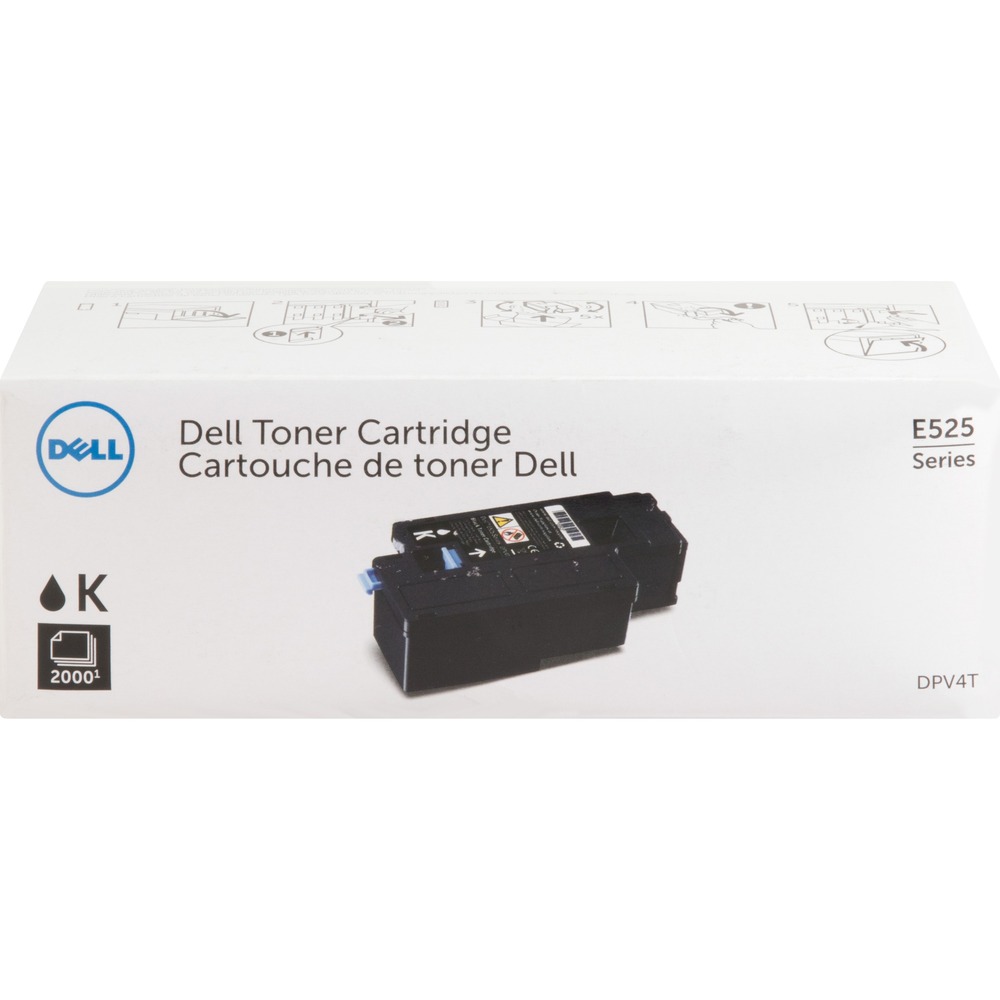 DLLDPV4T - Toner cartridge is designed for use with the Dell E525W Color Multifunction Printer. It produces excellent print quality and sharp images and text. Cartridge yields approximately 2,000 pages based on 5 percent page coverage.