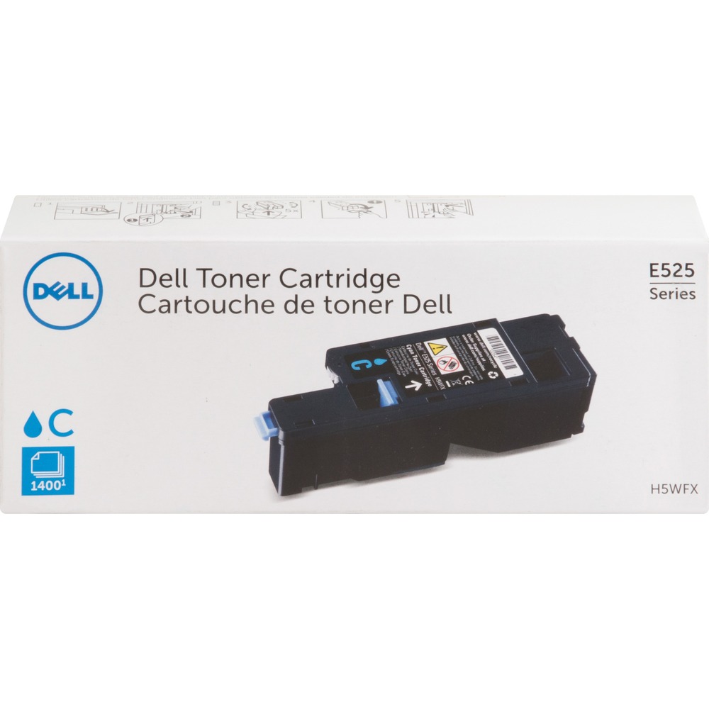 DLLH5WFX - Toner cartridge is designed for use with the Dell E525W Color Multifunction Printer. It produces excellent print quality and sharp images and text. Cartridge yields approximately 1,400 pages based on 5 percent page coverage.