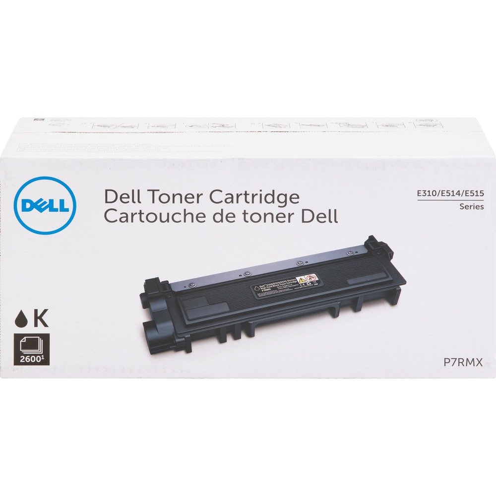 DLLP7RMX - High-yield toner cartridge is designed for use in Dell E310dw, E514dw, E515dw and E515dn. Toner delivers excellent print quality and sharp images and text. Cartridge yields approximately 2,600 pages based on 5 percent page coverage.