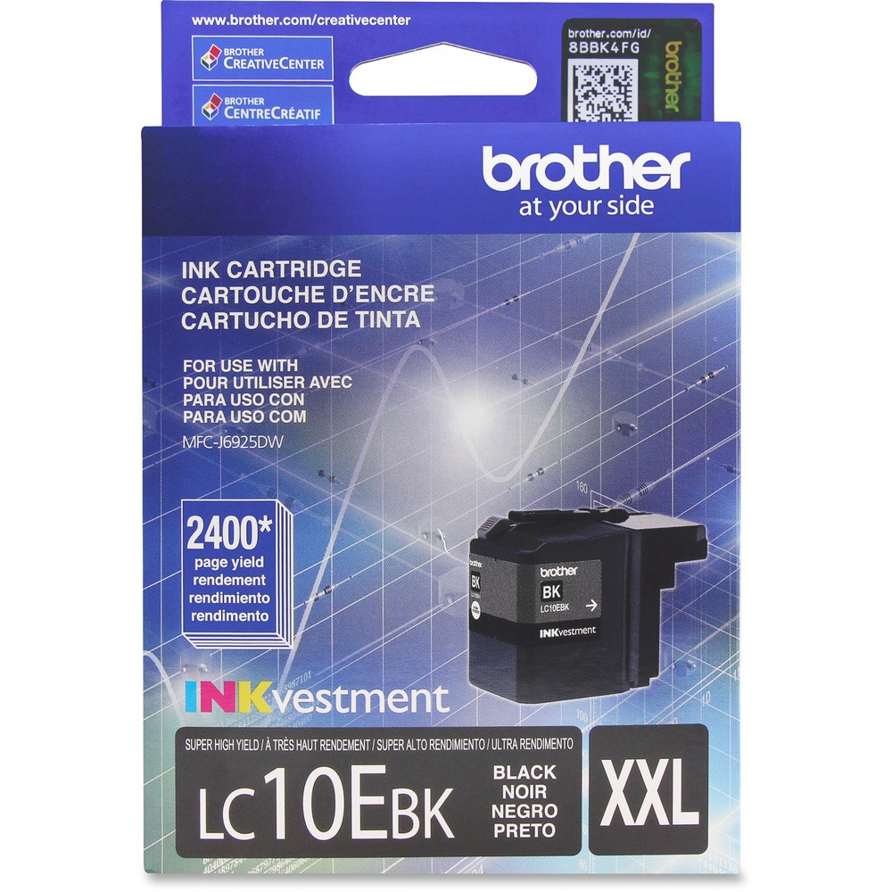 BRTLC10EBK - Super high-yield, INKvestment cartridge generates high-quality prints that provide more vivid colors and better definition in your Brother MFC-J6925DW. Innobella ink technology is not only fade-resistant but also color-fast. All genuine Brother printer supplies are designed as part of an entire printing system.