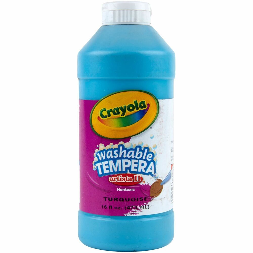 CYO543115048 - Artista II Washable Tempera Paint features an innovative formula that combines color performance and washability in one product. Ideal for classroom teachers, formula offers a creamy consistency, good opacity and coverage. With excellent adhesion and end result, paint can be used on a variety of surfaces, including newspaper, cardboard and papier mache. Good secondary color mixing allows teaching color theory. Nontoxic paint is washable from skin and most washable clothing (pre-treatment required).