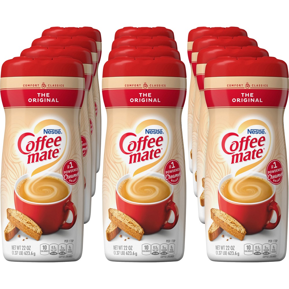 NES30212CT - Coffee mate Powdered Coffee Creamer is an ideal way to create a delicious cup of coffee perfection. Formula is lactose-free, gluten-free and nondairy. Creamer powder makes it easy to add the right amount of flavor every time, letting you easily transform your coffee into warm deliciousness. Whether it's your morning cup or an afternoon pick-me-up, this flavored creamer wakes up your coffee. Store Coffee mate powdered creamer in a cool, dry place.