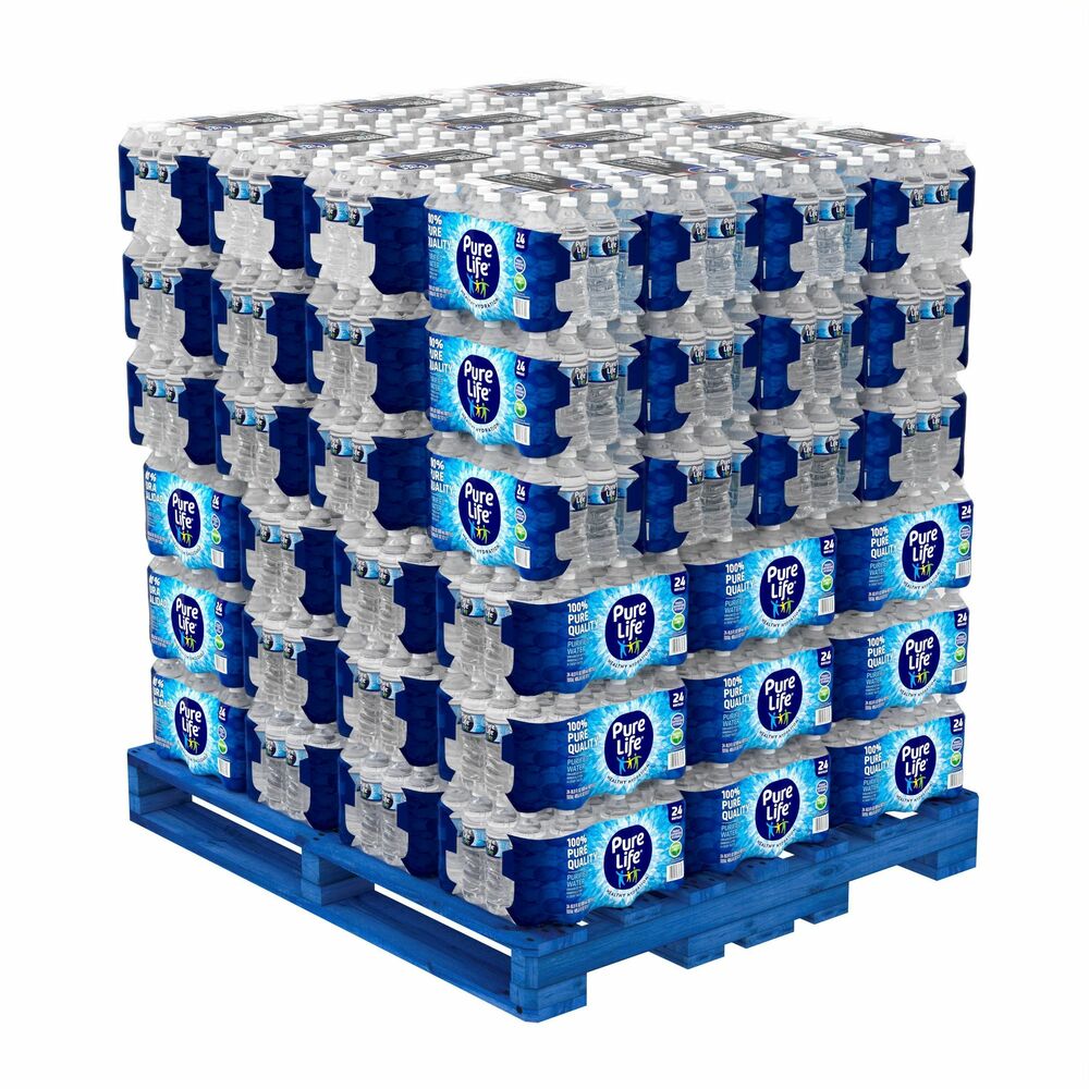 NLE101264PL - Purified bottled water comes in the Eco-shape bottle made with an average of 30 percent less plastic and a small label to reduce waste. The recyclable bottle is flexible and easy to grab, carry and crush for recycling. Purified water goes through a multistep process of filtration that involves reverse osmosis and/or distillation. The water is enhanced with a unique blend of minerals for great taste.