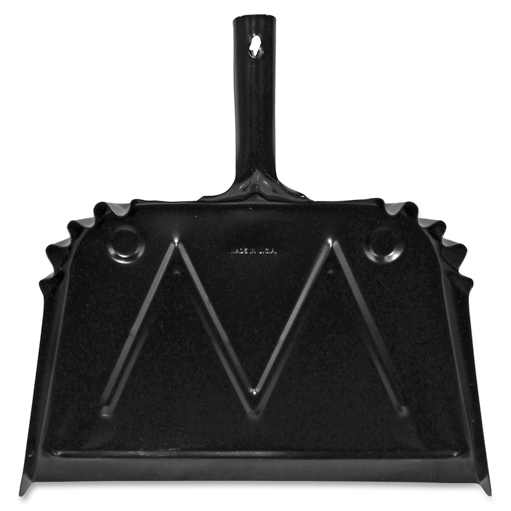 GJO85151 - Metal dustpan helps you pick up dust, dirt and debris from the floor during small cleaning jobs. Heavy-duty, 20-gauge steel construction withstands abuse for long-lasting use. Baked-on enamel finish creates a smooth surface that's easy to clean to help maintain sanitary conditions. Handle features a convenient hanging hole for storage and quick access.