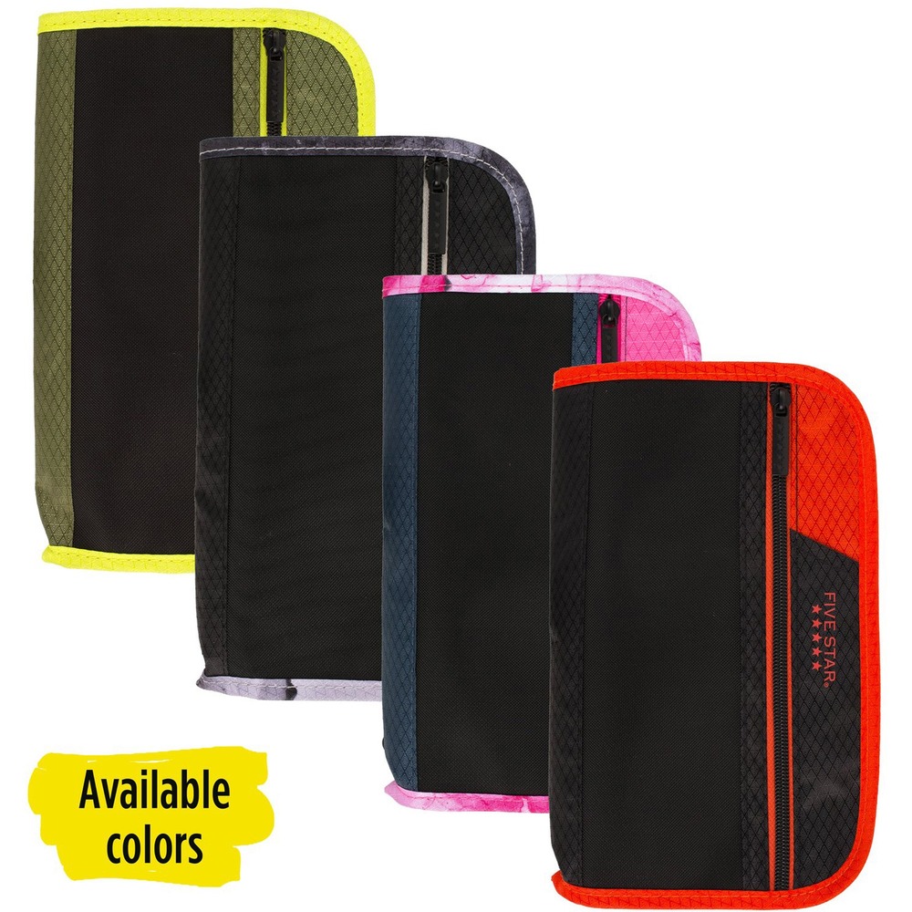 MEA50206 - Zipper pouch provides lots of storage room for your supplies to make sure that you'll always have what you need when you need it. Full-size pocket with a large gusset allows increased storage options. Puncture-resistant, micro-mesh exterior pocket offers quick storage and access. Plus, an exterior slot pocket provides a convenient location for frequently used items. Pouch is compatible with standard three-ring binders (sold separately).