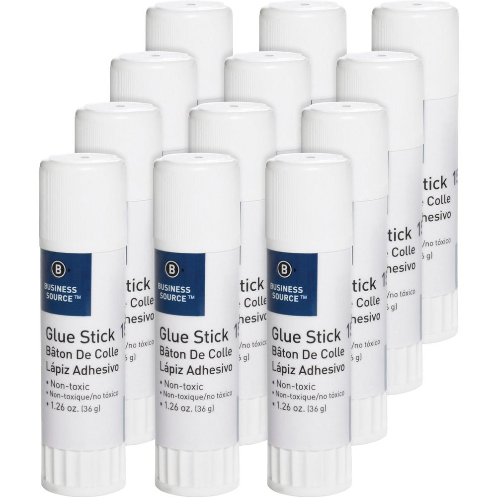BSN15788PK - Glue stick features easy-to-use, solid stick formulation. Applicator twists up for use and retracts for storage. Rub onto paper, fabric, photos and cardboard. Nontoxic glue is permanent but does wash out if washed immediately. Otherwise, residue may remain. Acid-free glue conforms to ASTM D4236.