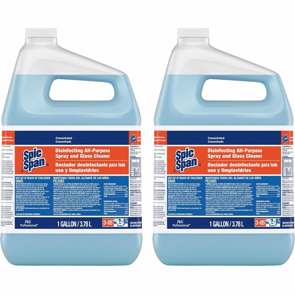PGC32538CT - Spic & Span all-purpose cleaner concentrate offers heavy-duty power that cuts through grease to clean all hard surfaces including nonwaxed floors and countertops. It dries streak-free. Powerful formula disinfects, cuts grease and cleans glass. Hospital-grade disinfectant is effective against germs and requires no pre-cleaning step for general disinfection.