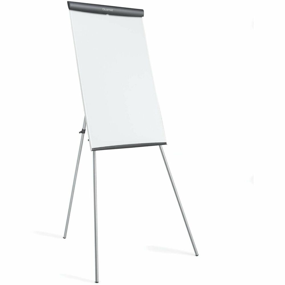 QRTET32EU - Standing nearly 75" tall at full height, this presentation easel features a smooth, melamine whiteboard writing surface that's durable enough for light use and provides a sturdy backing for flipchart usage. Telescopic legs with rubber feet are individually height-adjustable to ensure your message can be seen from anywhere in the room. Full-width accessory tray provides quick access to your dry-erase markers and accessories. Collapsible design allows easy mobility and compact storage. Presentation easel with flipchart holder is perfect for presentations, collaborating with your team, brainstorming and more.