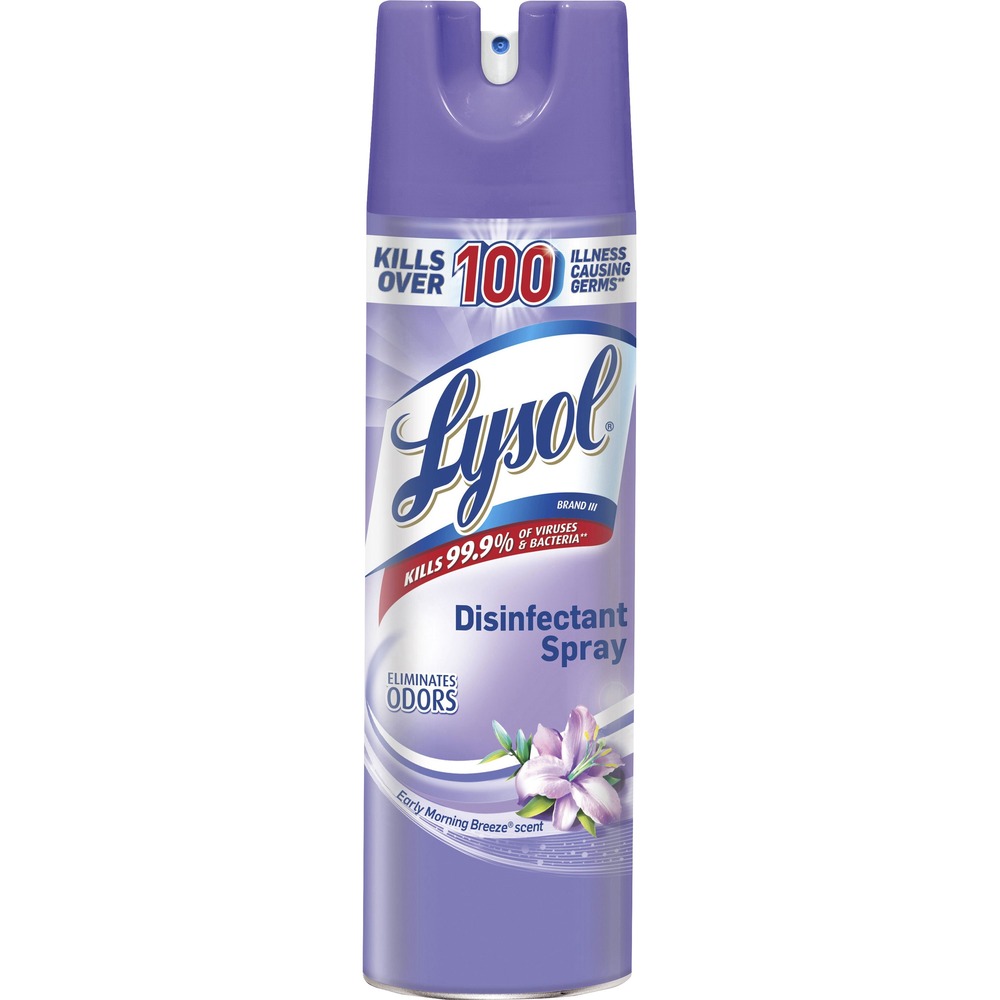 RAC80834CT - Get maximum versatility with minimal effort using Lysol Disinfectant Spray that's safe to use on hard and soft surfaces. Lysol kills 99.9 percent of viruses and bacteria, including the virus that causes COVID-19 and cold and flu viruses when used as directed. Help protect high-traffic areas and high-touch surfaces, including desks, bathrooms, doorknobs and railings. Deliver hospital-type disinfection onto soft surfaces, including upholstery, curtains, sofas, mattresses and cushions. Meet customer and staff expectations around disinfection. Simply spray and let air-dry.