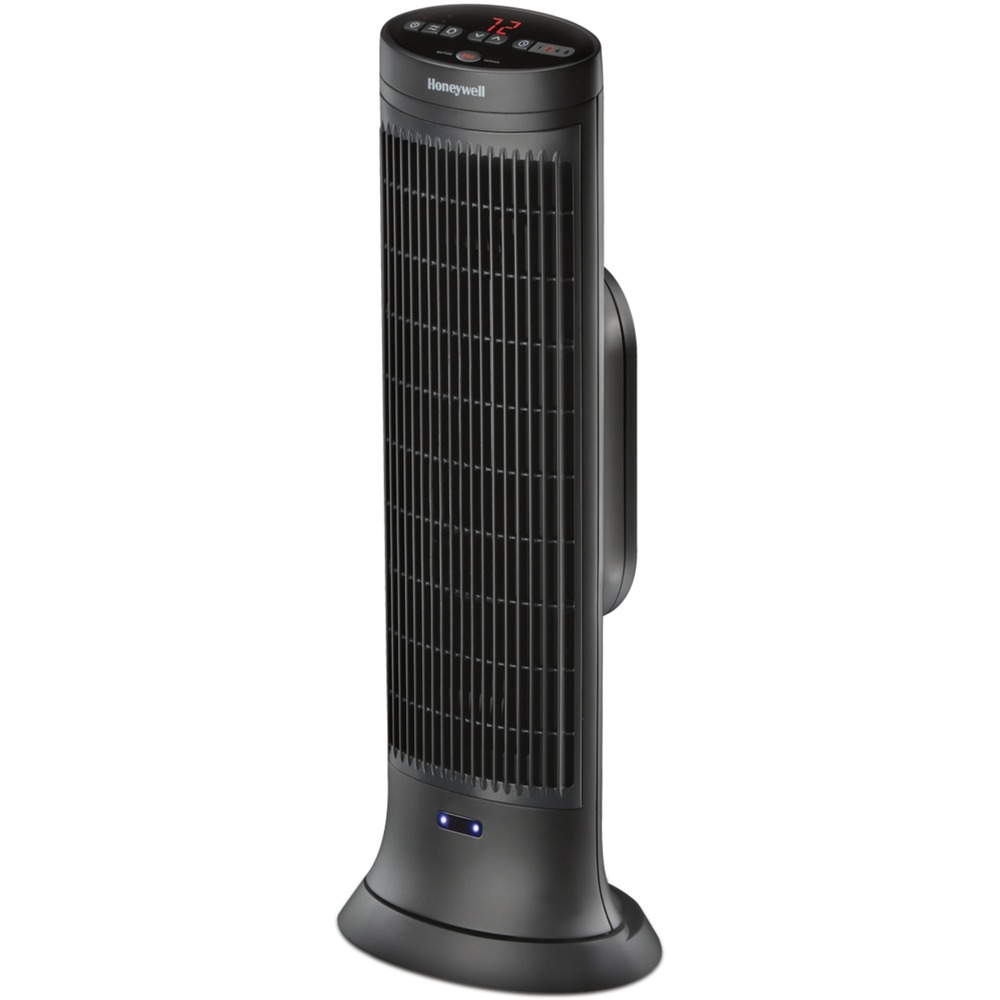 HWLHCE323V - Ceramic tower heater with Motion Sensor incorporates a number of beneficial features that exceed Industry Safety Standards. Safety Motion Sensor detects when an object is too close and automatically shuts off until the object is removed. Digital controls and a large LCD provide a hassle-free approach to adjusting the heat output. Plus, use the included remote control to adjust the settings from anywhere in the room. Programmable thermostat offers a customizable level of comfort. Permanent dust filter helps prevent dust and particles from entering the heater for lasting performance. Auto-off, tip-over switch, cool-touch housing and overheat safety protection all solidify peace of mind. Slim, modern design fits any home or office decor.