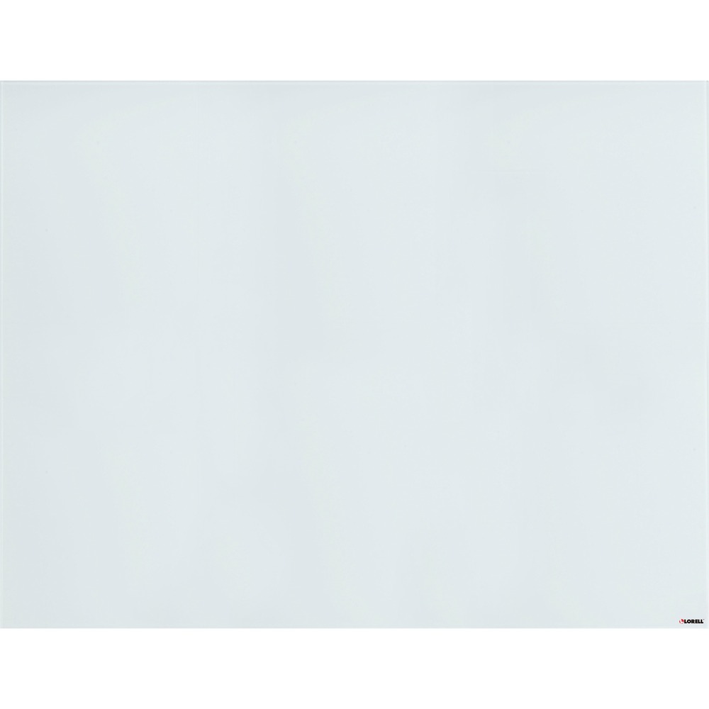 LLR52508 - Add style to your office with this magnetic, glass board that makes a subtle yet classy statement for dry-erasing. Contemporary, solid glass panel provides a superior writing surface. Glass surface will not stain or ghost. Glass board promotes smooth writing and erases cleanly and completely under the most demanding usage. Glass board looks brand new even after years of use. It works with all dry-erase markers. You can also use the surface as a bulletin board with Lorell's line of magnetic accessories (not included). Steel bolts hide the mounting hardware (included).