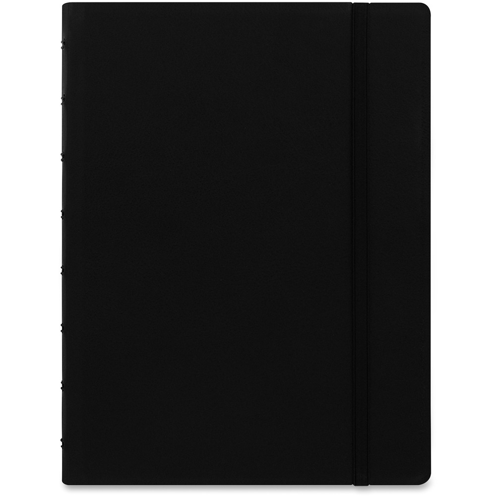 REDB115007U - Filofax notebook features a soft, leather-look cover with integral reinforcement for increased durability. Cover completely folds open to a full 360 degrees for easy viewing and writing. Elastic closure secures the cover to keep your pages safely protected between uses. A5 notebook is refillable for fast, easy modifications to your notebook. Notebook also includes a storage pocket, index, refill pages and page marker.