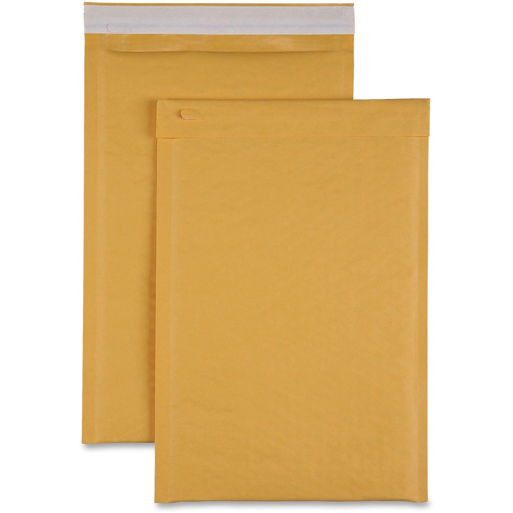 SPR74983 - Cushioned mailers are made of durable, Kraft material to keep your contained items protected during transit. Lightweight design helps keep your shipping costs to a minimum. Self-seal closure seals your package quickly without requiring water or glue. Interior bubble cushioning ensures your items arrive without any damage.