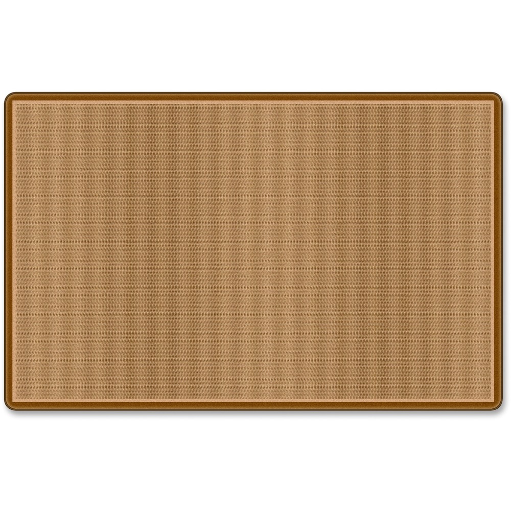 FCIFE15532A - The classic weave pattern of this versatile rug is perfect for any room or high-traffic area. Antimicrobial treatment helps you maintain a germ-free environment by guarding against odor, mildew and mold. Scotchgard Protector resists heavy soils so you can more effectively clean the rug after spills and accidents. Highly durable design is bound and double-stitched with nylon edge yarn for reliable strength and sturdiness.