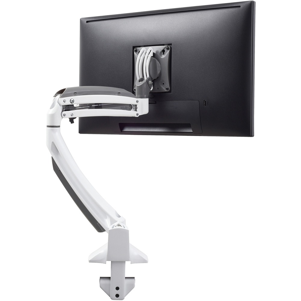 CIFK1D120W - Kontour K1D Dynamic Desk Clamp Mount is the perfect monitor solution for the office, healthcare facilities and more. Centris Extreme Tilt technology lets you effortlessly position the monitor with just your fingertips. Tilt up to 75 degrees or down 10 degrees for optimal viewing whether you're sitting or standing. Height adjusts up to 13" using smooth-motion, gas-spring technology. Clamp to the edge of your desk to display your single monitor in an optimal, ergonomic position above your worksurface to enhance productivity and comfort. Use the included kit to mount through a standard grommet hole or bolt hole or clamp to the edge of your desk. Three-step installation and quick-release monitor interface allow easy mounting and maintenance. Tool-free, cable-management covers create a clean, professional look. Solidly constructed arm is forged with aluminum for a sleek touch. More from the Manufacturer