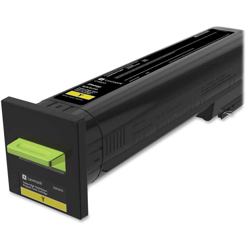 LEX82K1HY0 - Return Program toner cartridge offers a high yield and is essential to Lexmark Print System performance. Unison toner consistently delivers outstanding image quality, ensures long-life system reliability and promotes superior sustainability - all in an innovative, shake-free print system. Cartridge is compatible with Lexmark CX820dtfe, CX825dte, CX825dtfe, CX860dte, CX860dtfe, CX860de, CX825de and CX820de. Genuine Lexmark supplies are engineered to work best together with your Lexmark printer, delivering excellent print quality from the first page to the last. Return Program toner cartridge is a patented device that is sold at a special price subject to the restriction that the cartridge may be used only once. Following the initial use, return the cartridge only to Lexmark for remanufacture and/or recycling. Perfect for high-volume printing, extra high-yield cartridge maximizes your savings and yields approximately 17,000 pages.