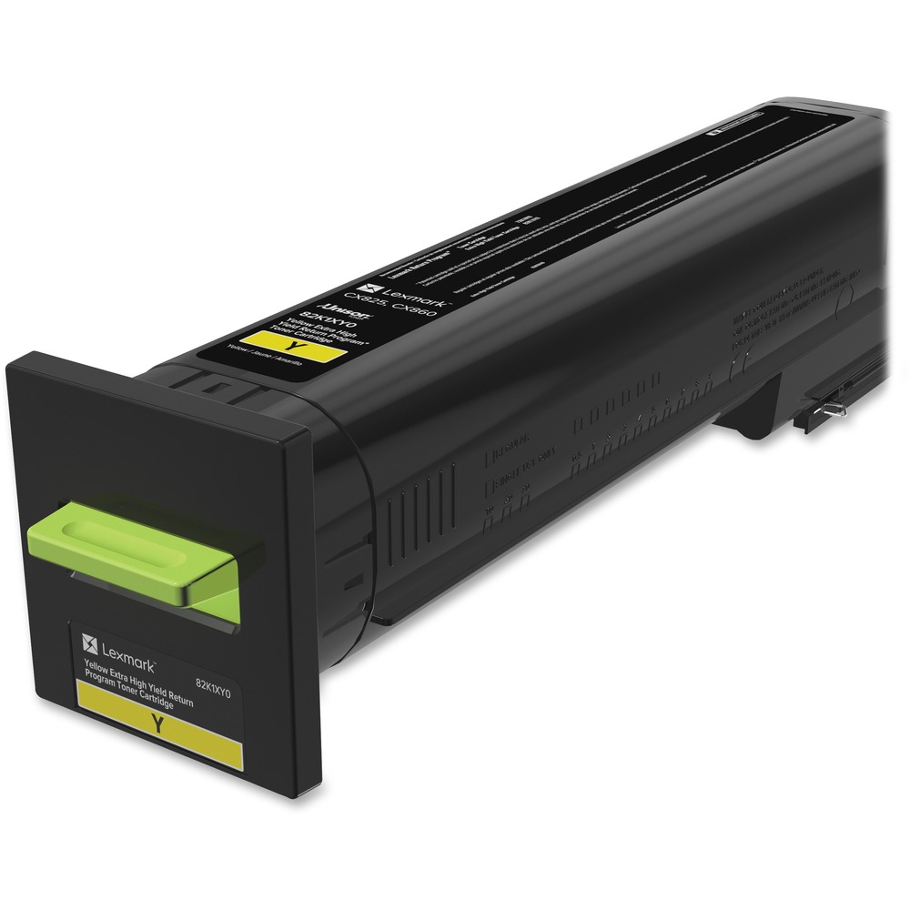 LEX82K1XY0 - Return Program toner cartridge offers an extra-high yield and is essential to Lexmark Print System performance. Unison toner consistently delivers outstanding image quality, ensures long-life system reliability and promotes superior sustainability - all in an innovative, shake-free print system. Cartridge is compatible with Lexmark CX825dte, CX825dtfe, CX860dte, CX860dtfe, CX860de and CX825de. Genuine Lexmark supplies are engineered to work best together with your Lexmark printer, delivering excellent print quality from the first page to the last. Return Program toner cartridge is a patented device that is sold at a special price subject to the restriction that the cartridge may be used only once. Following the initial use, return the cartridge only to Lexmark for remanufacture and/or recycling. Perfect for high-volume printing, extra high-yield cartridge maximizes your savings and yields approximately 22,000 pages.