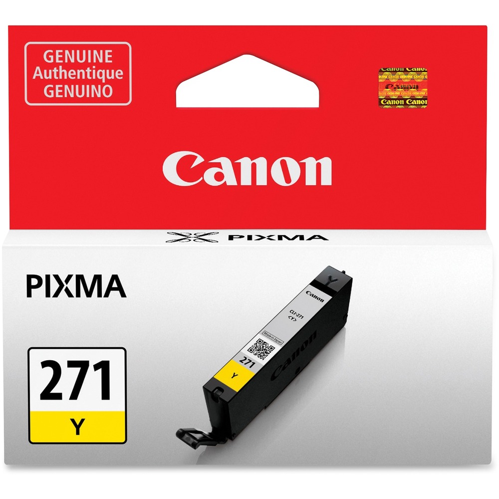 CNMCLI271Y - Standard-yield ink cartridge provides an enhanced color gamut thanks to an improved ink formulation. It is designed for use in your Canon MG6820, MG682, MG6822, MG5720, MG5721 or MG5722. Genuine Canon Ink tank allows free access to exciting premium content via Creative Park Premium. Smart LED lets you know when the ink is properly installed and which tank needs to be replaced.