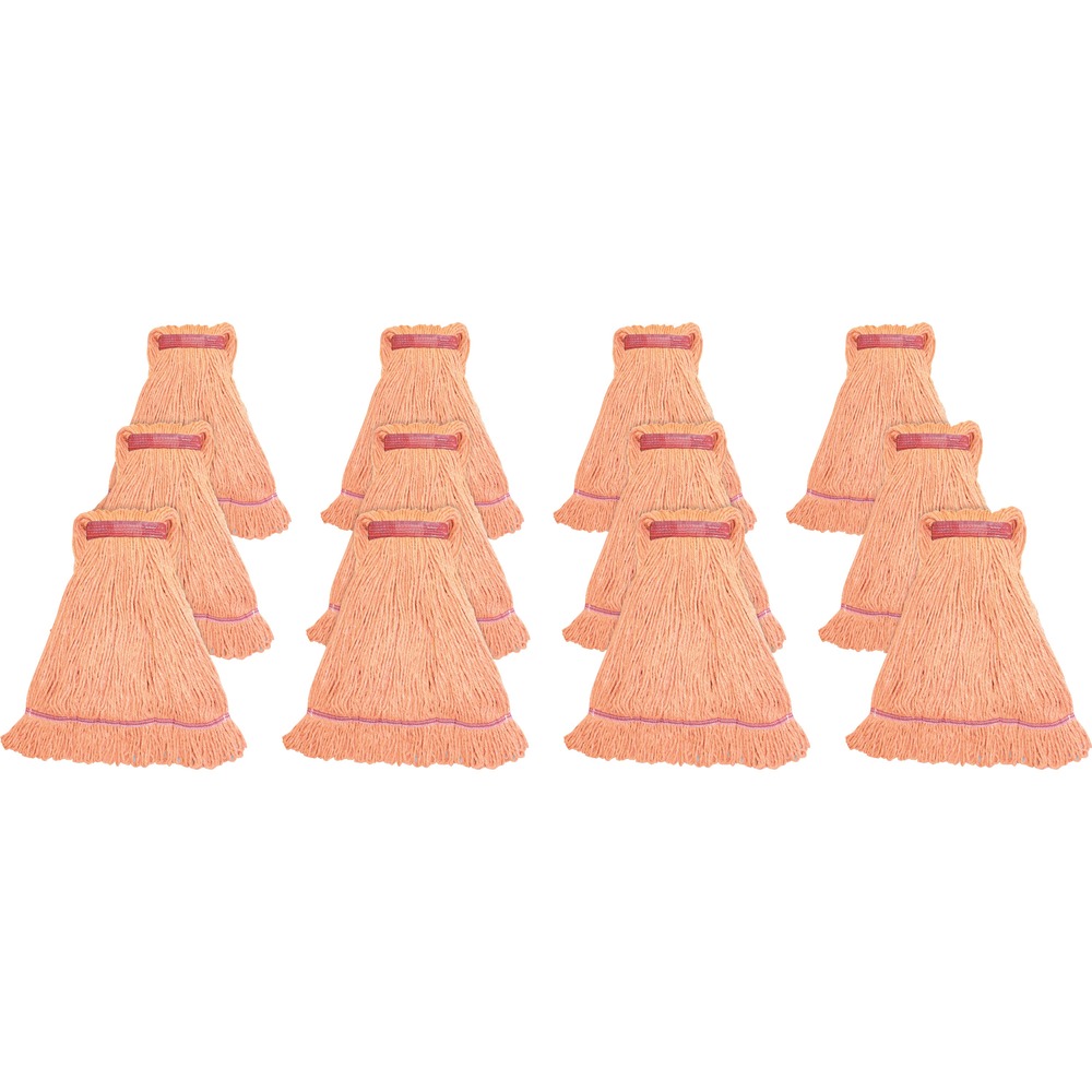 GJOLOR1BCT - Large mophead with a 1-1/4" narrow headband is ideal for general cleaning and disinfecting. Four-ply synthetic blend of rayon and cotton offers added tensile strength and durability. Synthetic blend fibers absorb six to seven times their weight. Looped-end yarn reduces fraying and linting. Tailband creates larger and more consistent floor coverage while mopping, reducing missed spots and labor. This mophead is the ideal choice when the mop will be laundered.