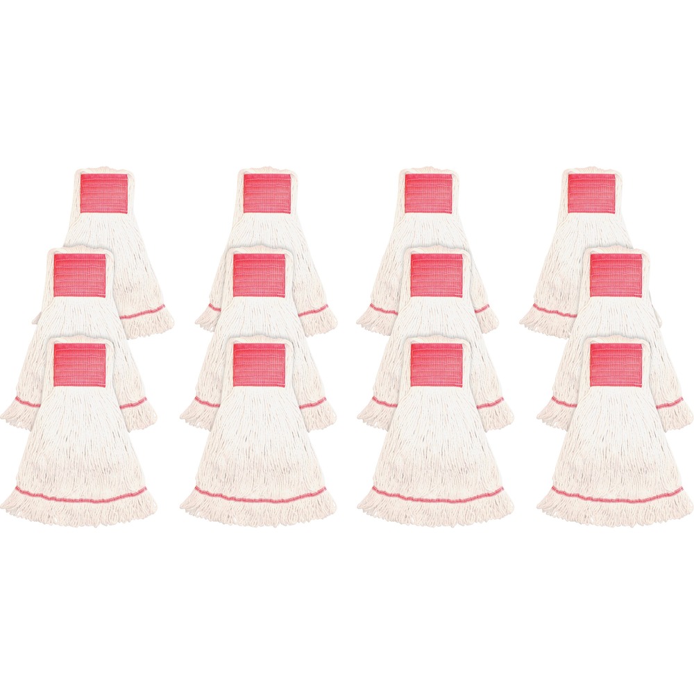 GJOLWH5BCT - Large mophead with a wide headband is ideal for general cleaning and disinfecting. Synthetic blend fibers (rayon and cotton) absorb six to seven times their weight. Mop offers a limited break-in period so you can start mopping sooner. Looped ends provide greater durability and launderability. Wide headband allows added launderability and use with all handle styles. 5" mesh headband with "S" zig-zag stitch pattern provides a more durable headband.