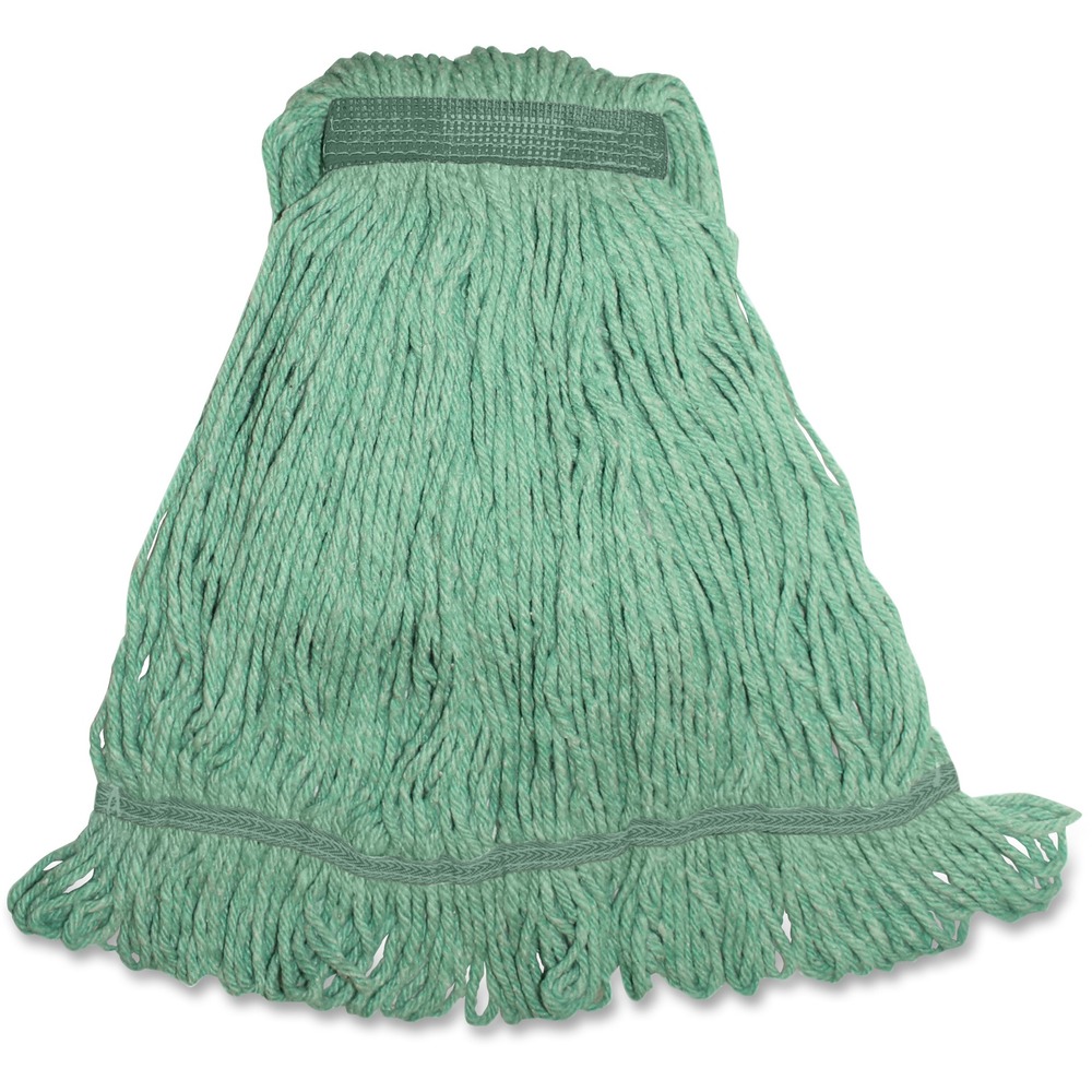 GJOMGR1BCT - Medium-size mophead with a 1-1/4" narrow headband is ideal for general cleaning and disinfecting. Four-ply synthetic blend of rayon and cotton offers added tensile strength and durability. Synthetic blend fibers absorb six to seven times their weight. Looped-end yarn reduces fraying and linting. Tailband creates larger and more consistent floor coverage while mopping, reducing missed spots and labor. This mophead is the ideal choice when the mop will be laundered.
