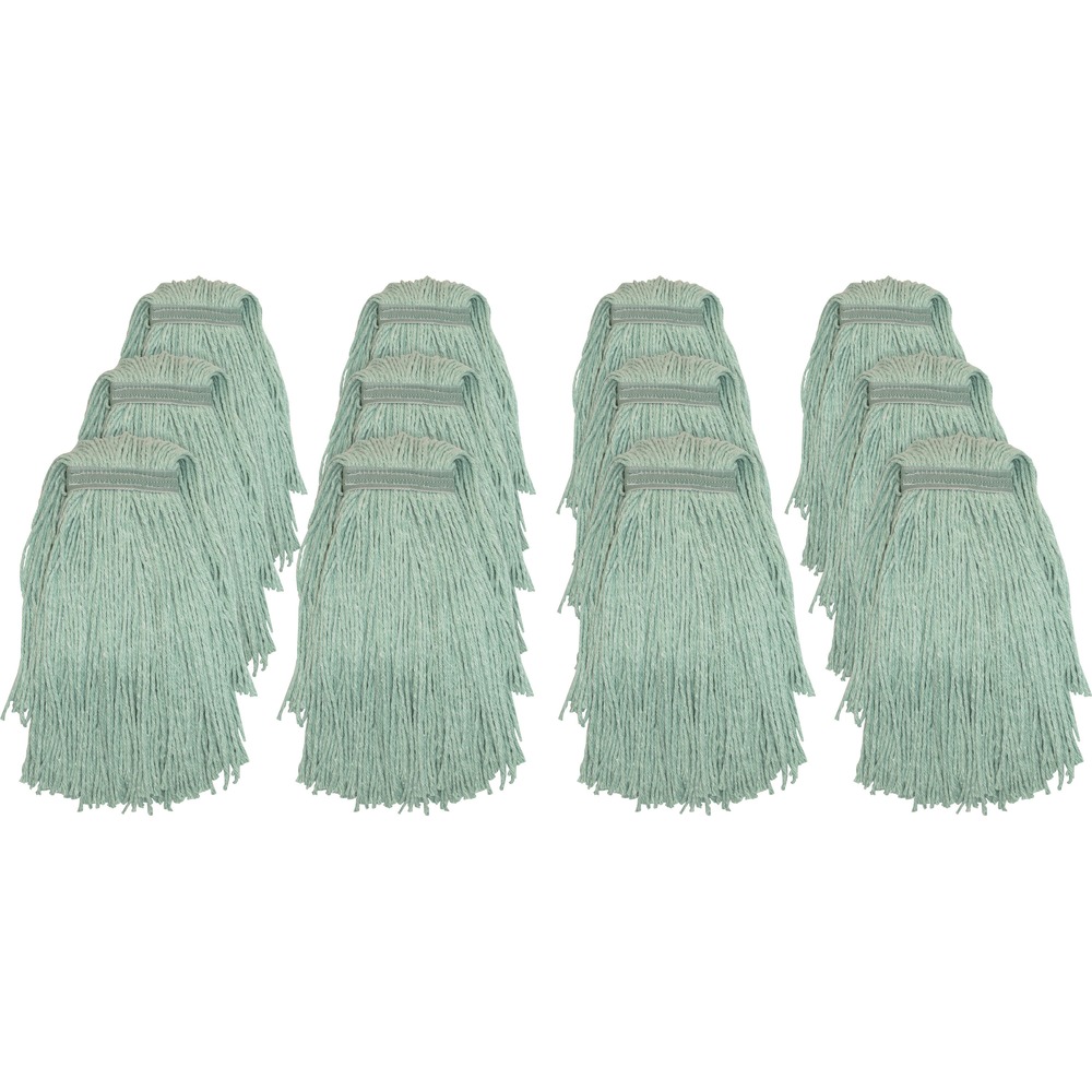 GJON16G1BCT - This No. 16 mophead for wet mopping is made with blended yarn so it doesn't require a break-in period. Avoid cross-contamination by color-coding your mops. Colored yarn hides dirt stains, allowing mop to stay in service longer. Durable mop features a narrow headband and cut ends.