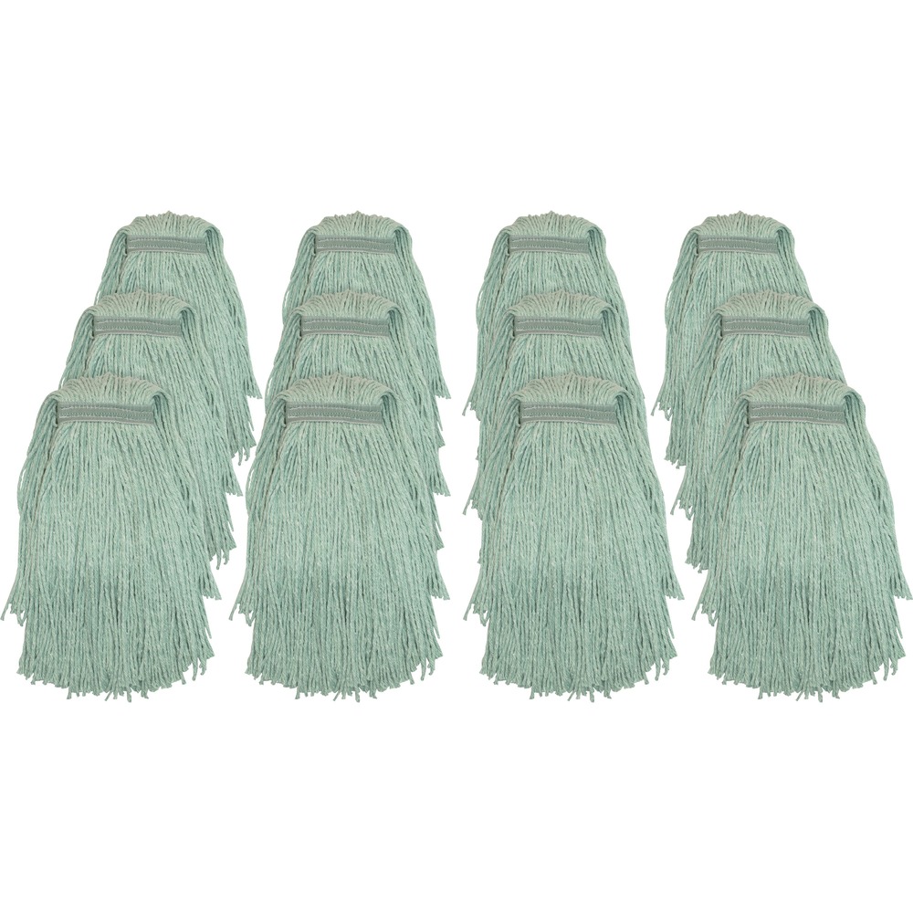 GJON24G1BCT - This No. 24 mophead for wet mopping is made with blended yarn so it doesn't require a break-in period. Avoid cross-contamination by color-coding your mops. Colored yarn hides dirt stains, allowing mop to stay in service longer. Durable mop features a narrow headband and cut ends.