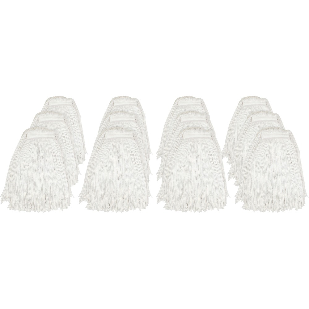 GJOZ16RAYCT - Standard, cut-end mophead with a narrow headband is ideal for general cleaning and disinfecting. Rayon, four-ply construction is immediately absorbent with a quick release and leaves very little lint. It dries faster so it's mildew-resistant. This 16 oz. mop requires no break-in period so you can start mopping sooner.